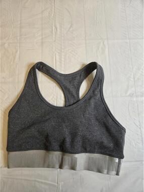 Puma Gray Racerback Sports Bra